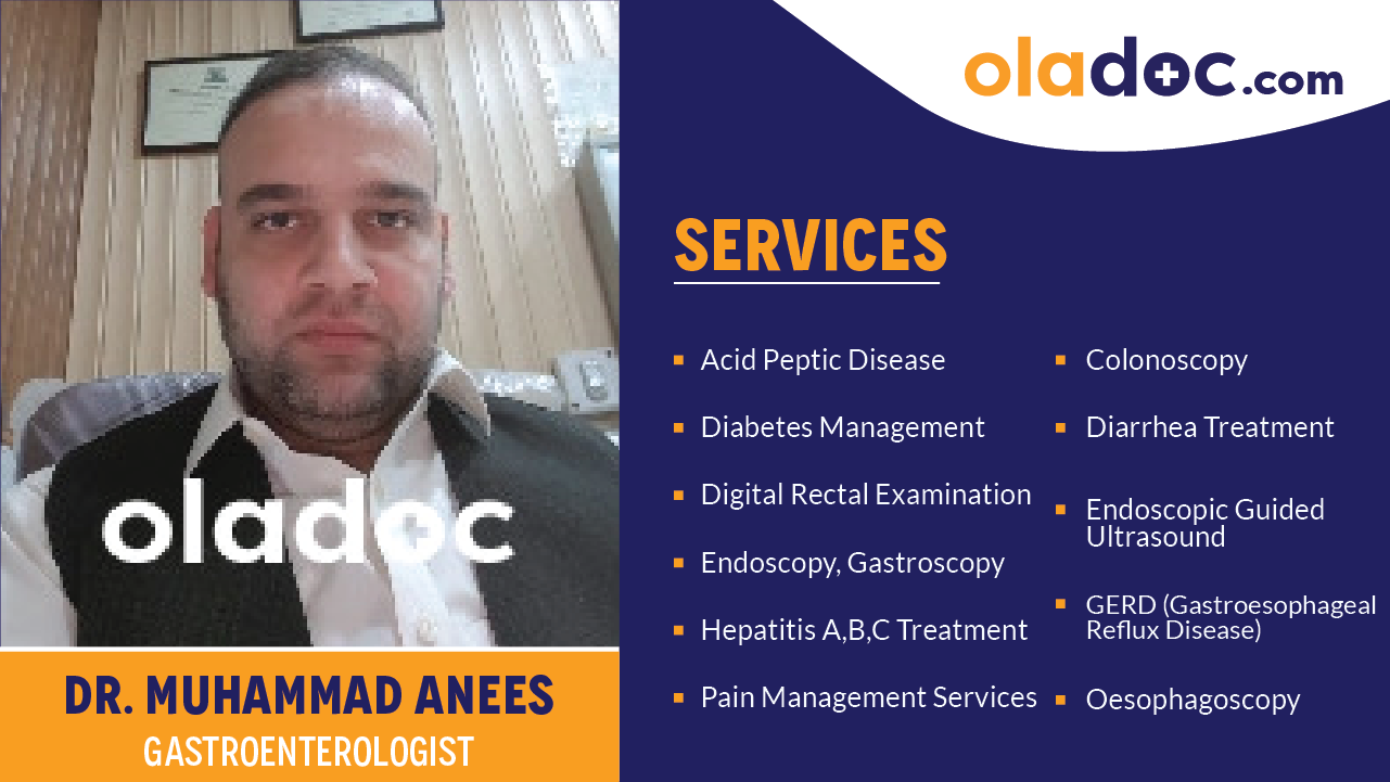 Services provided by Dr.Muhammad Anees
